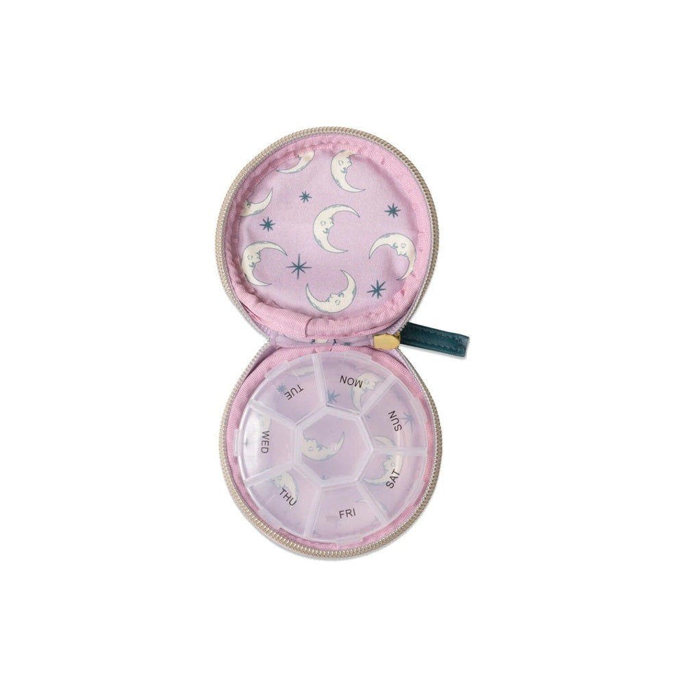 Vegan Leather Travel Pill Case