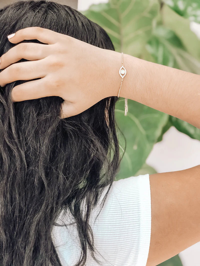 Pharaoh Bracelet- Gold Plated Lotus Jewelry