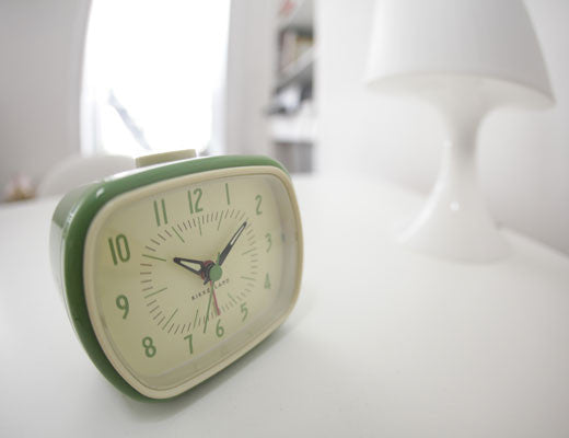 Retro Alarm Clock - Green