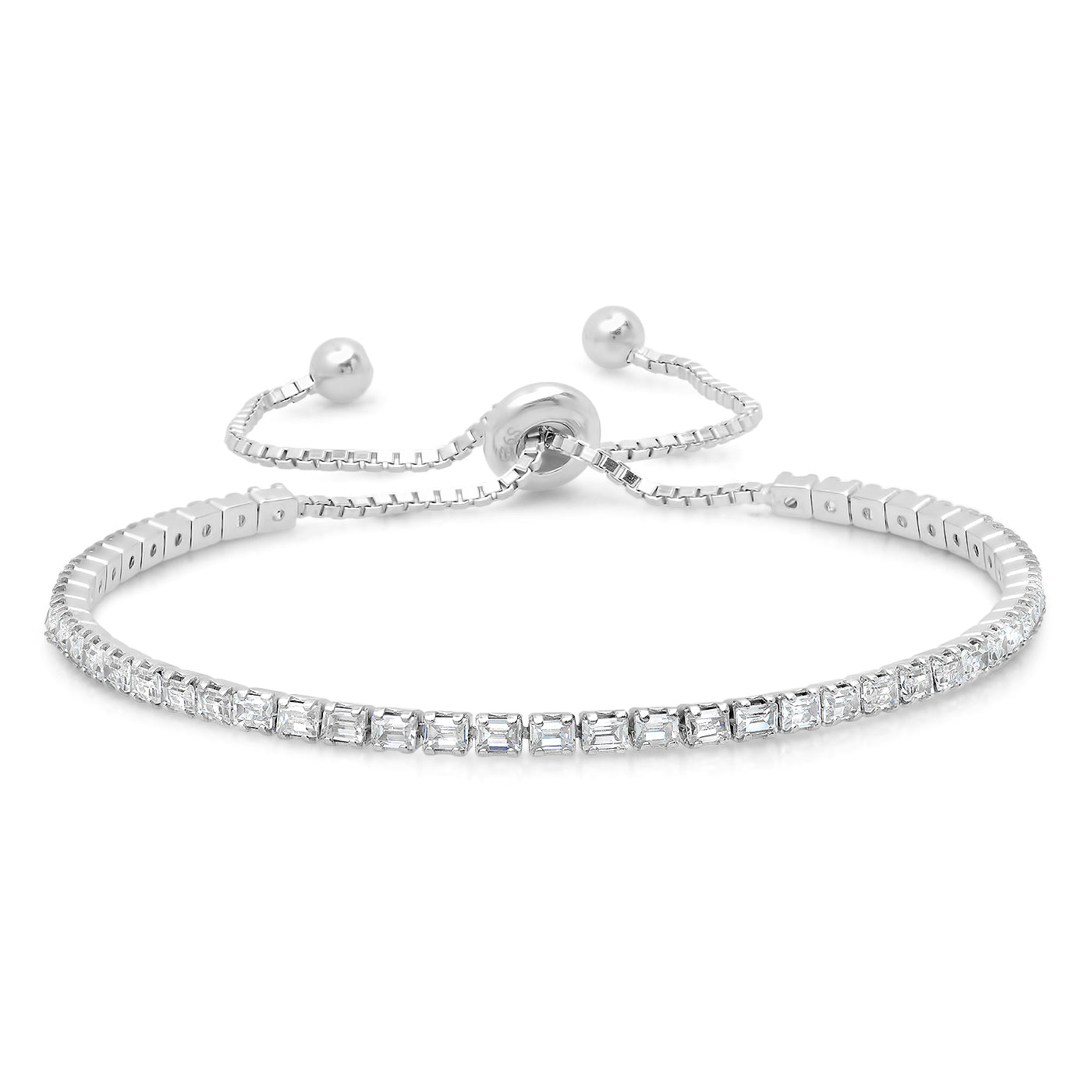 Baguette Bolo Tennis Bracelet