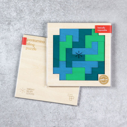 Load image 1 in gallery view. Basically Impossible Square Pentomino Puzzle - Earth