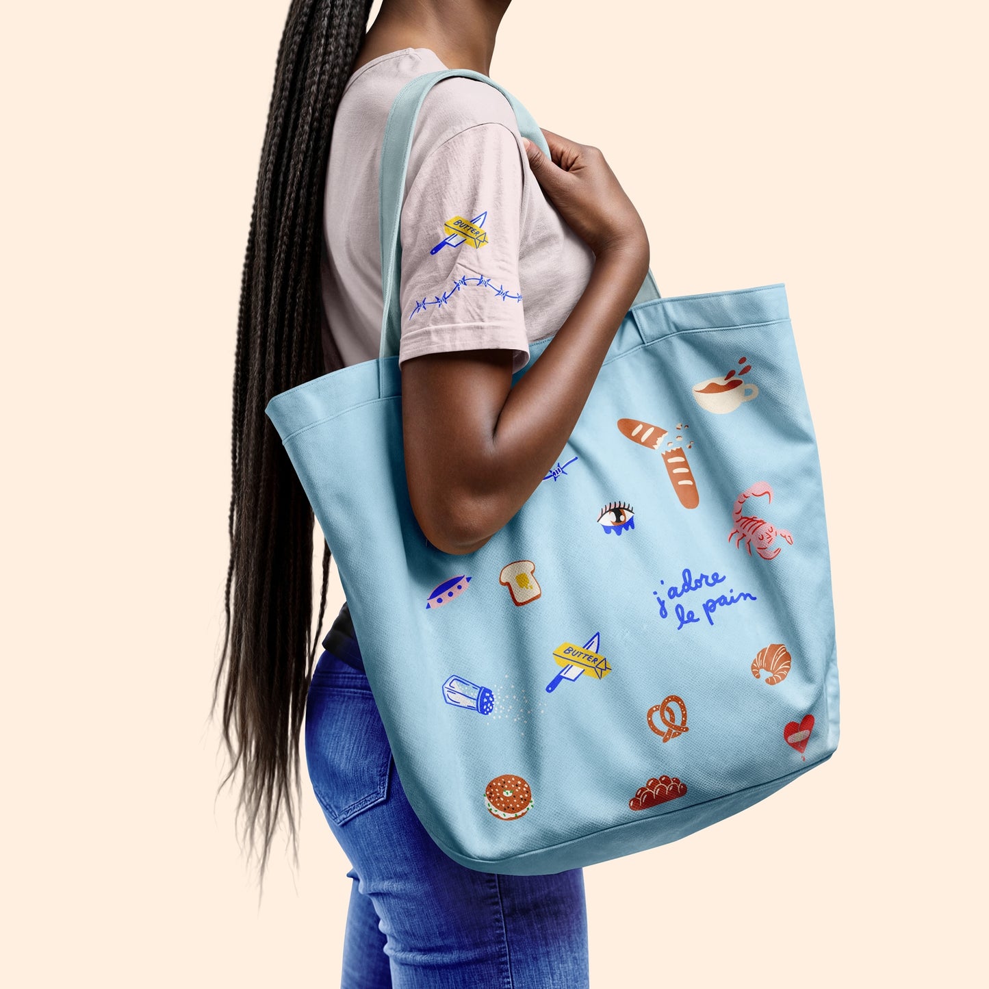 J'adore Le Pain Iron-on Sheet Set