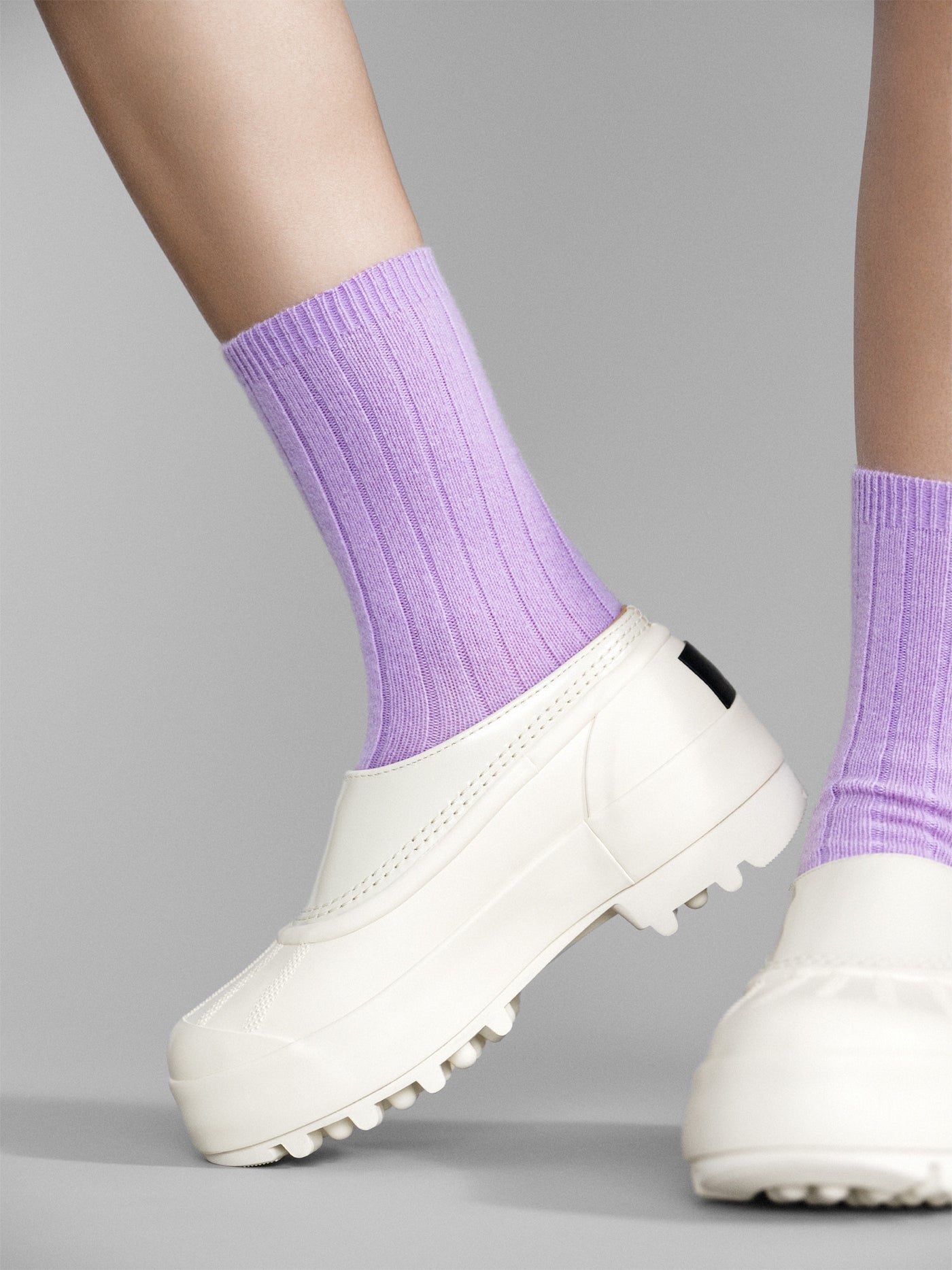 Italia Cashmere Cozy Rib Crew Socks