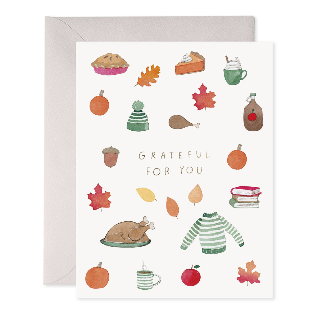 Crisp & Cozy Thanksgiving Card