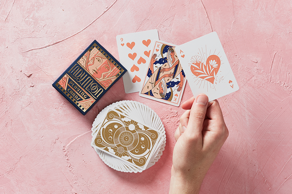 Lady Moon Playing Cards