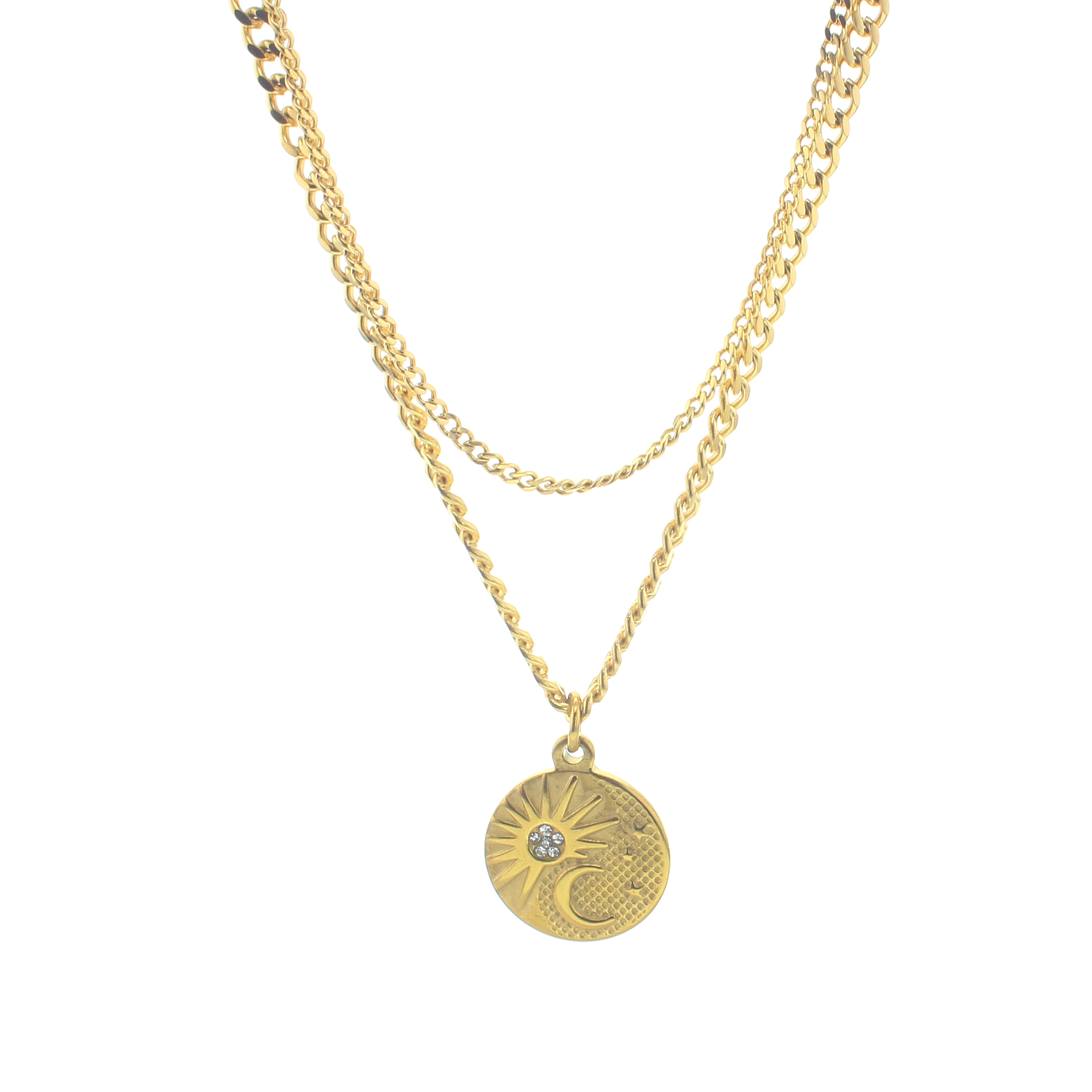 Lillian Waterproof Necklace - Gold - Homage Pasadena