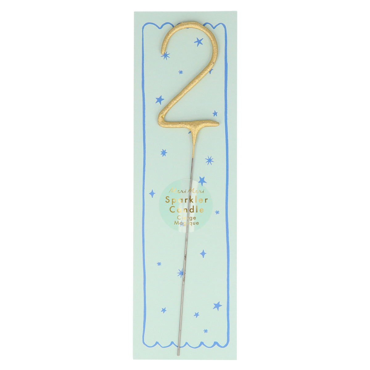 Gold Sparkler Number Candles