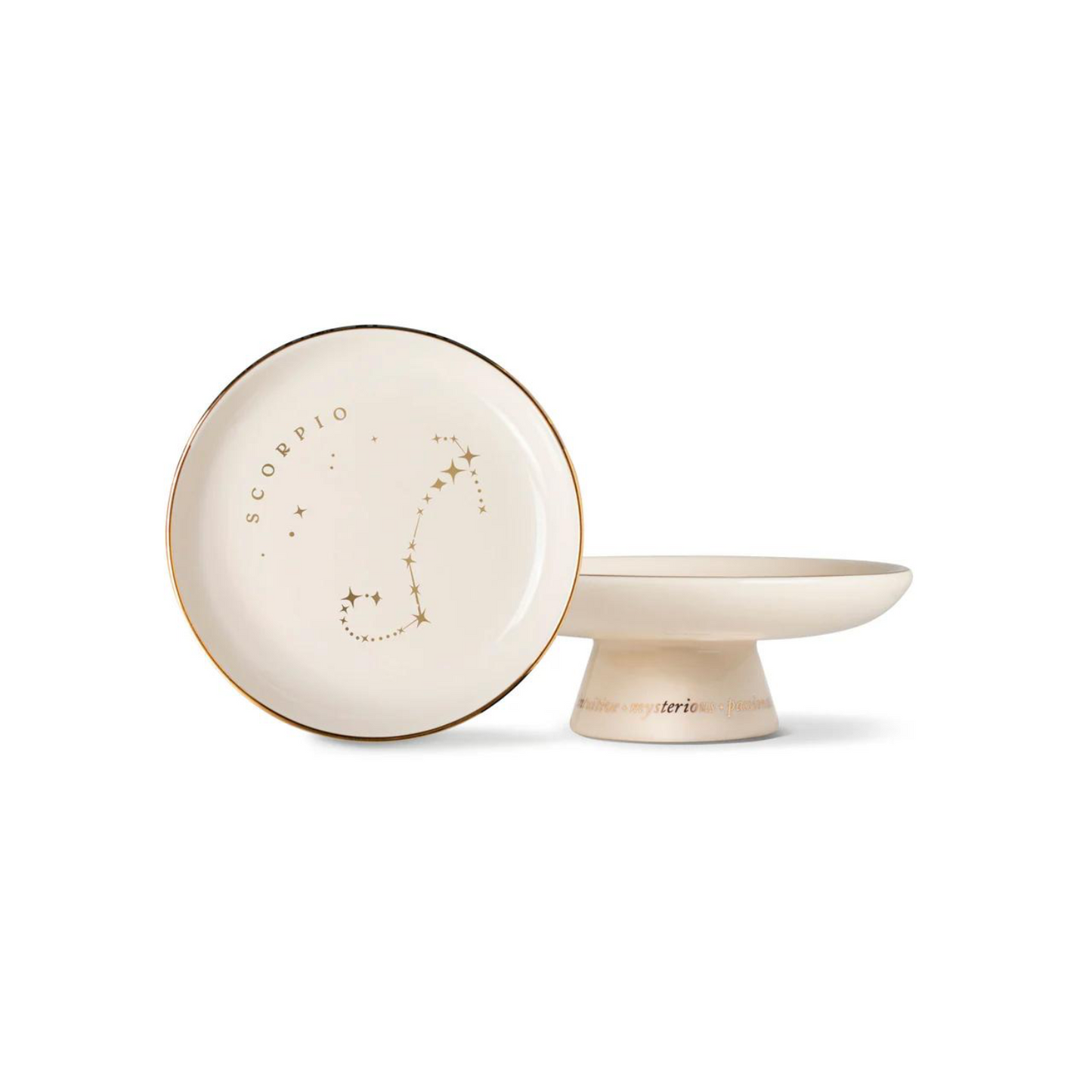 Starry Pedestal Tray - Scorpio
