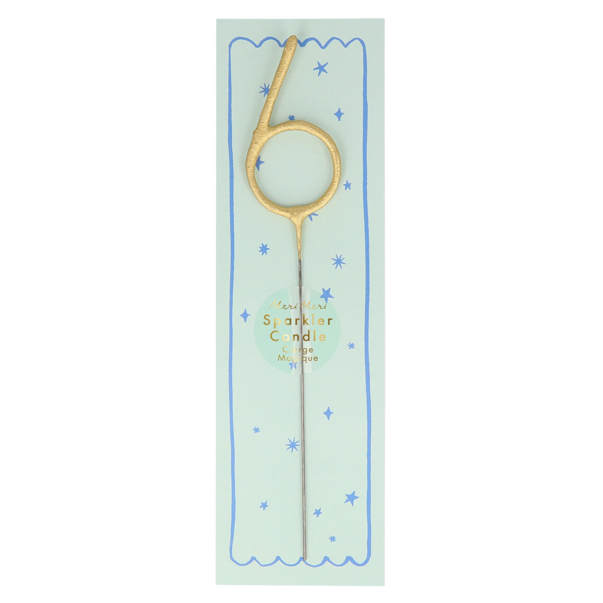 Gold Sparkler Number Candles