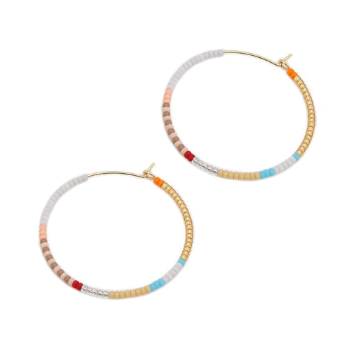 Load image 1 in gallery view. Aryna Hoops - Latte