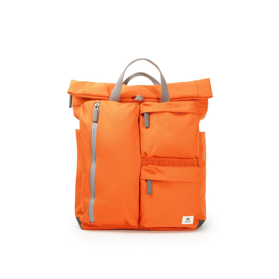 Richmond Recycled Canvas Backpack - Atomic Orange