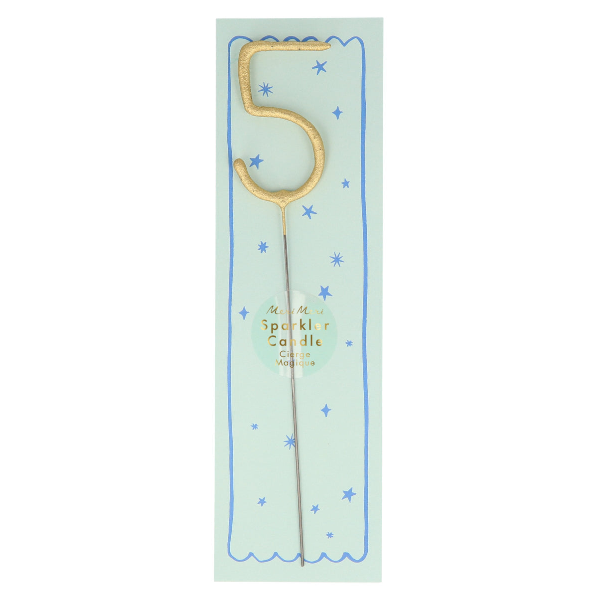 Gold Sparkler Number Candles