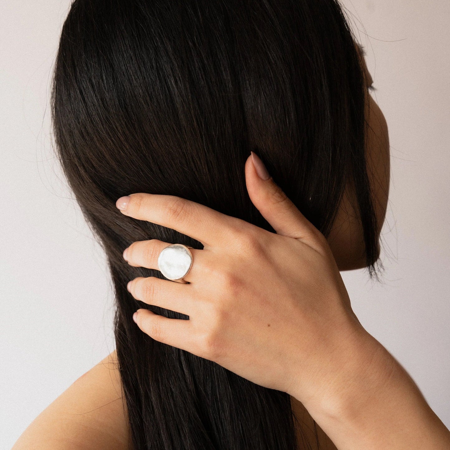 Terra Ring- Silver - Size 7