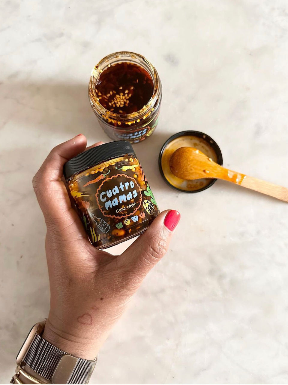 Chili Crisp - Gringa - Spicy Cuatro Mamas
