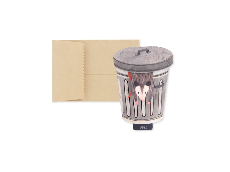 Funny Trash Possum Birthday Card