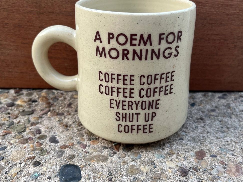 Mid-Century Mug - A Poem For Mornings
