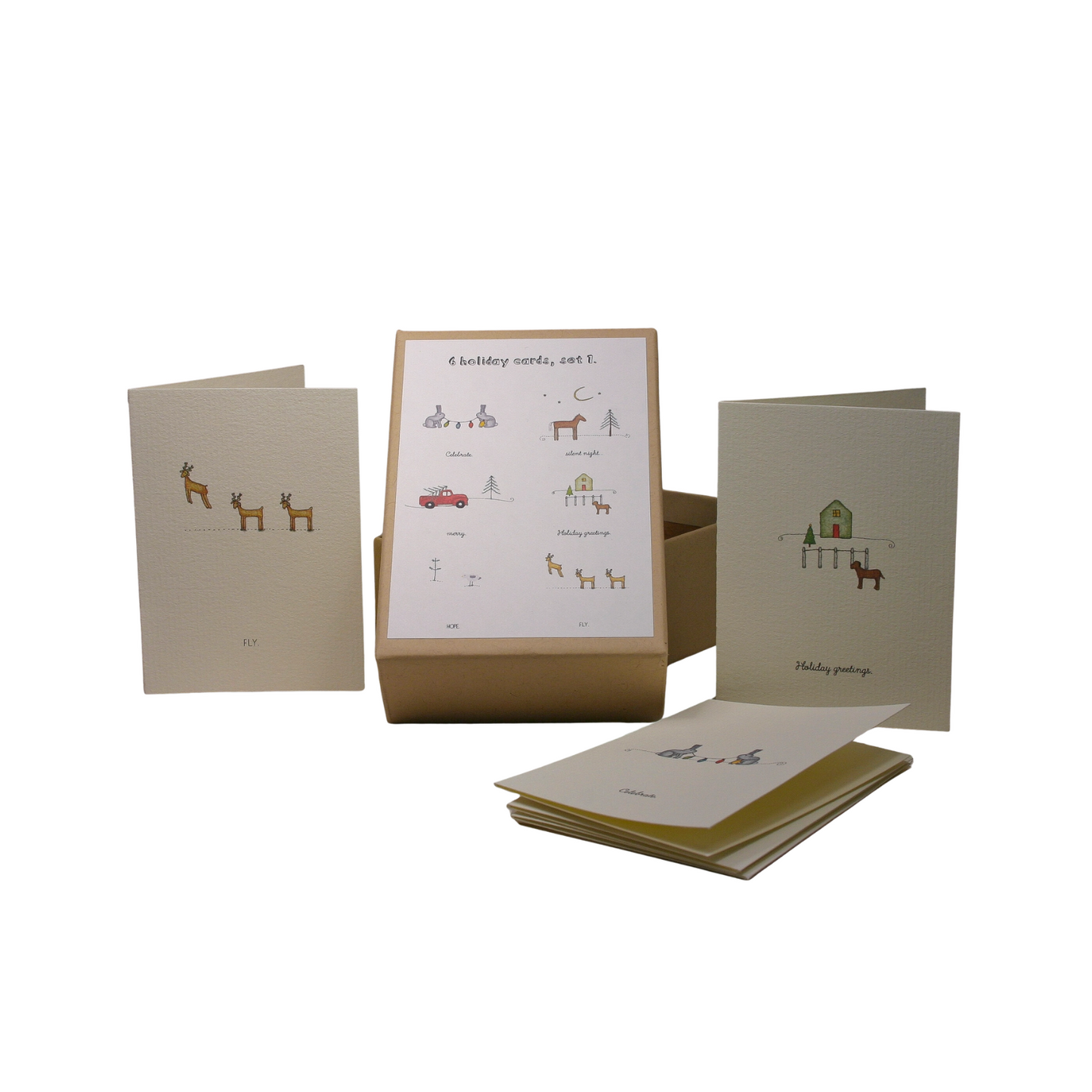 Holiday, Set 1- Boxed Small Cards Set/6