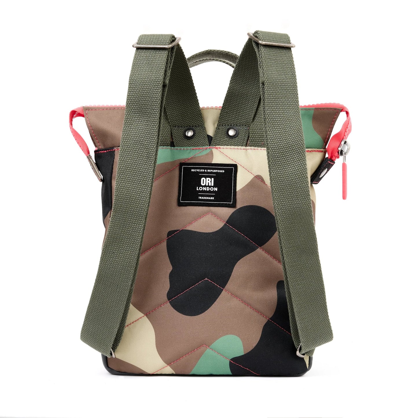 Bantry B Recycled Canvas Backpack - Small  - Vintage Camo