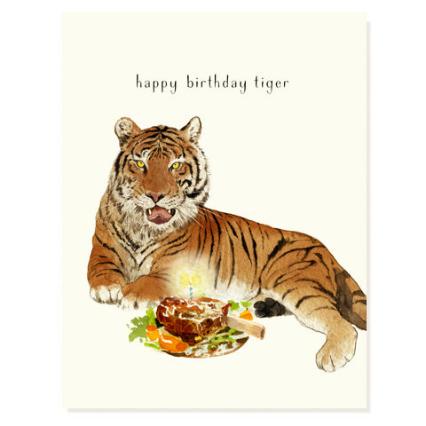 Birthday Tiger Card