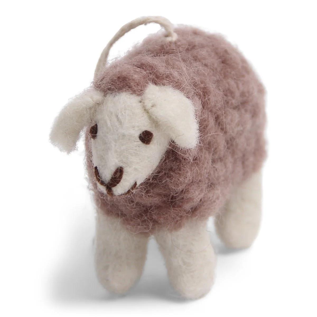 Mini Sheep Ornament - Lavender