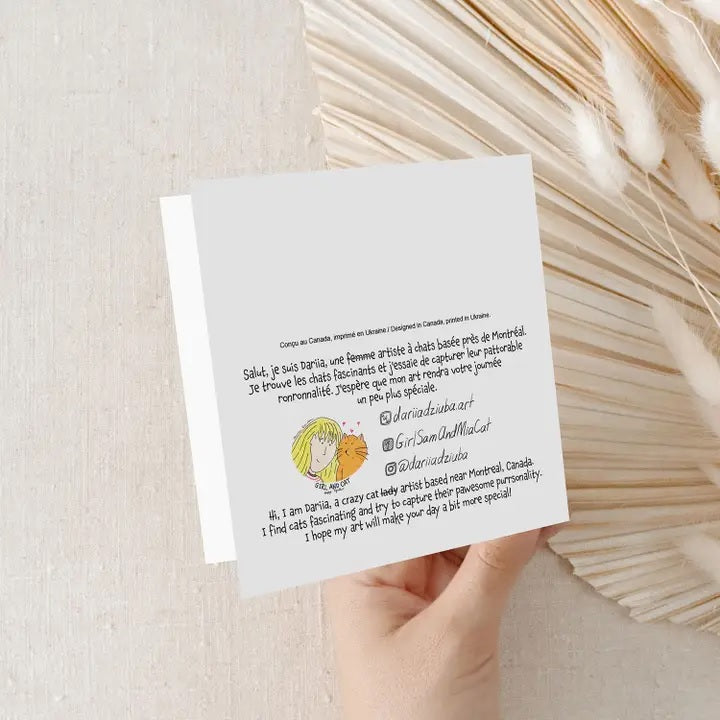 A Fall Garden Greeting Card