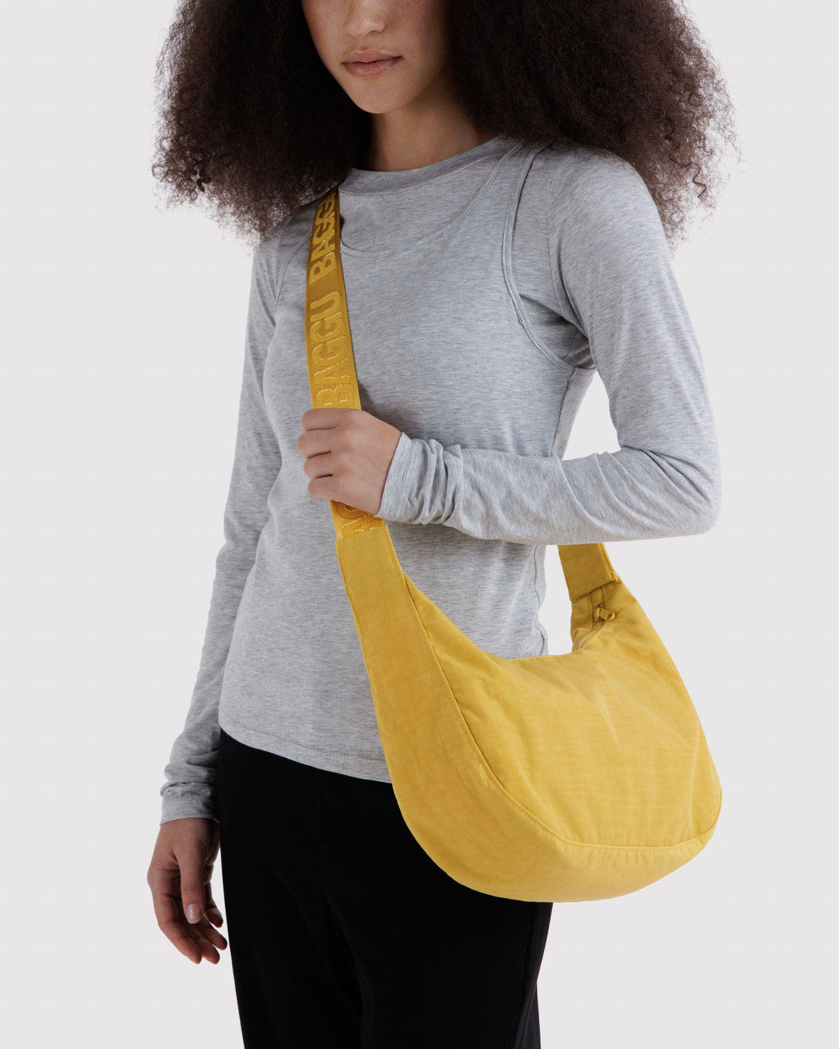 Medium Nylon Crescent Bag
