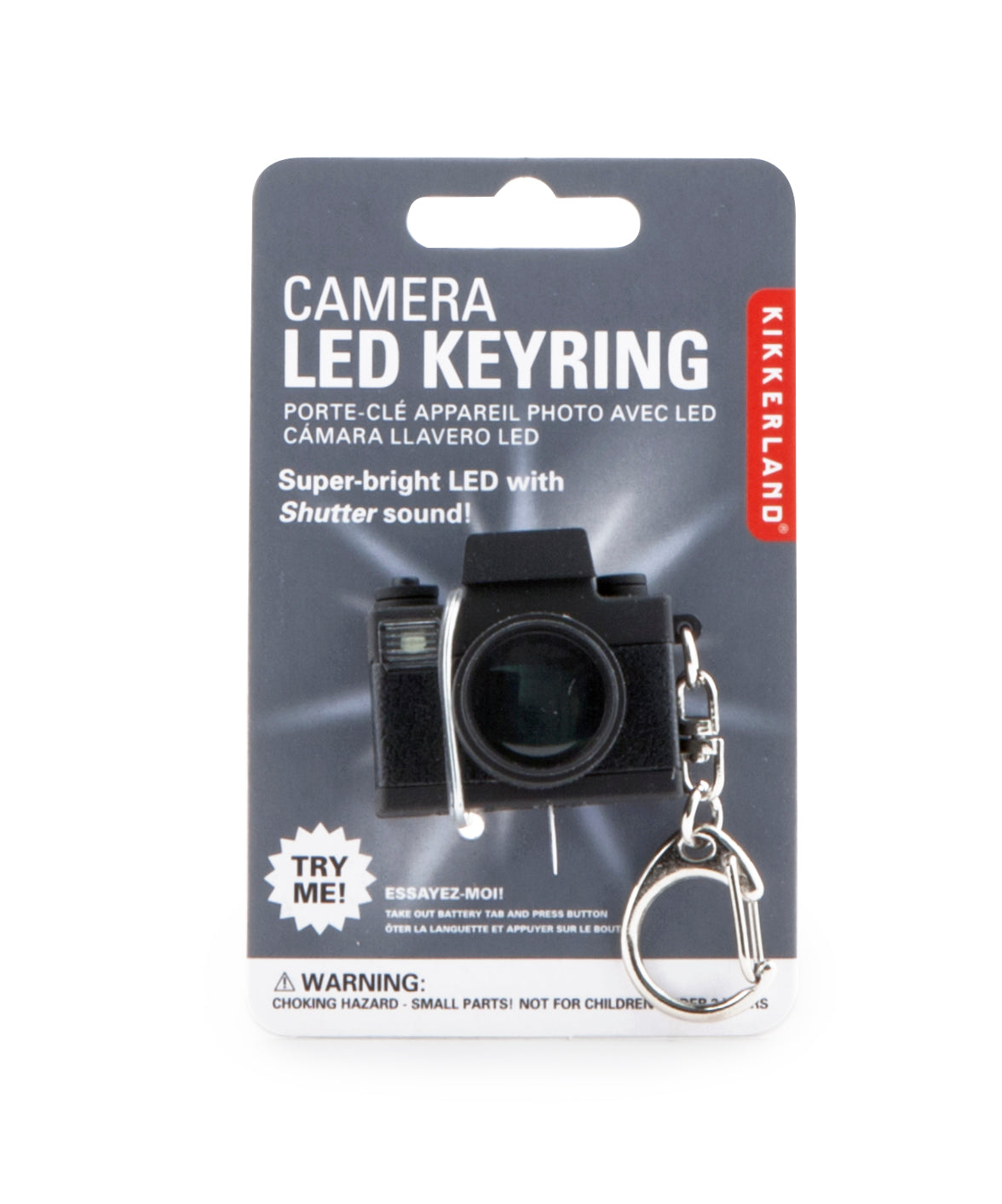 Camera Led & Sound Keychain