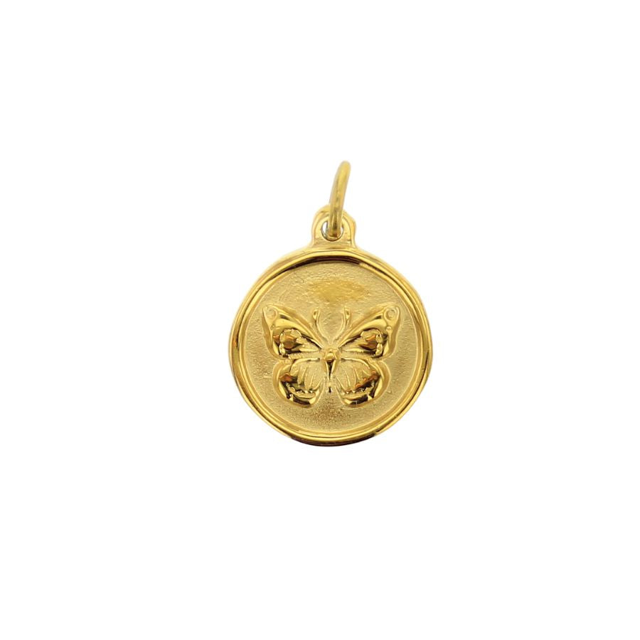 Butterfly Medallion Charm