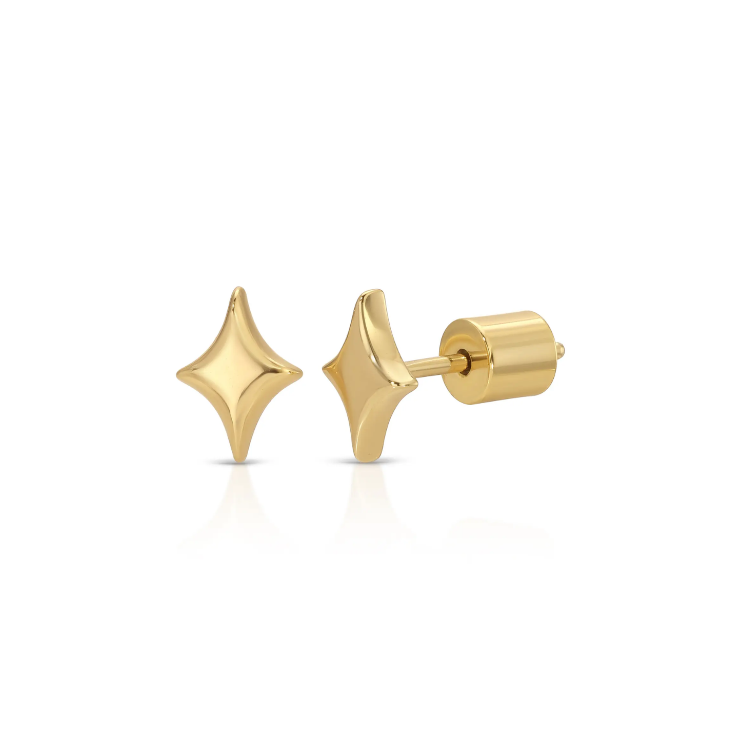 Lustra Puffy Star Studs