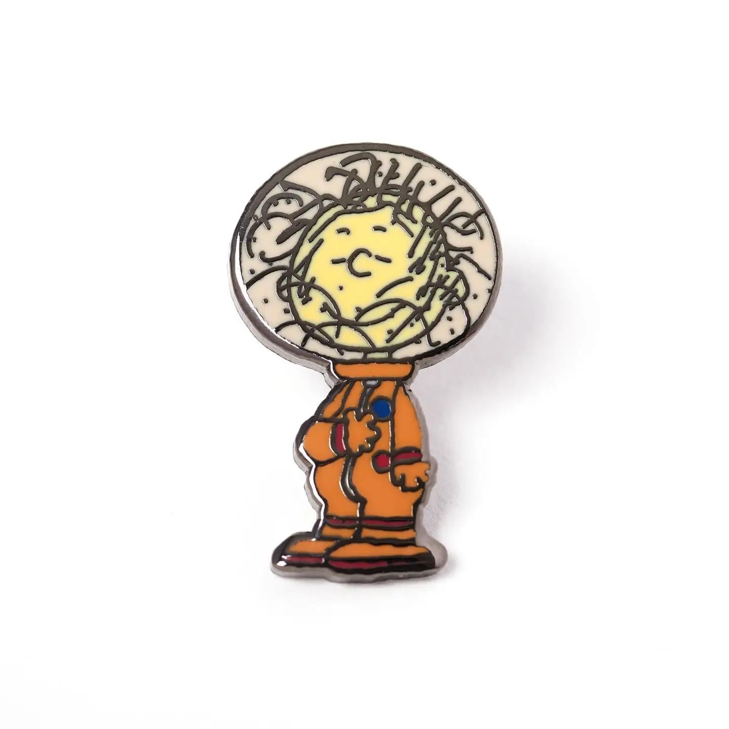 Pigpen Space Peanuts Pin