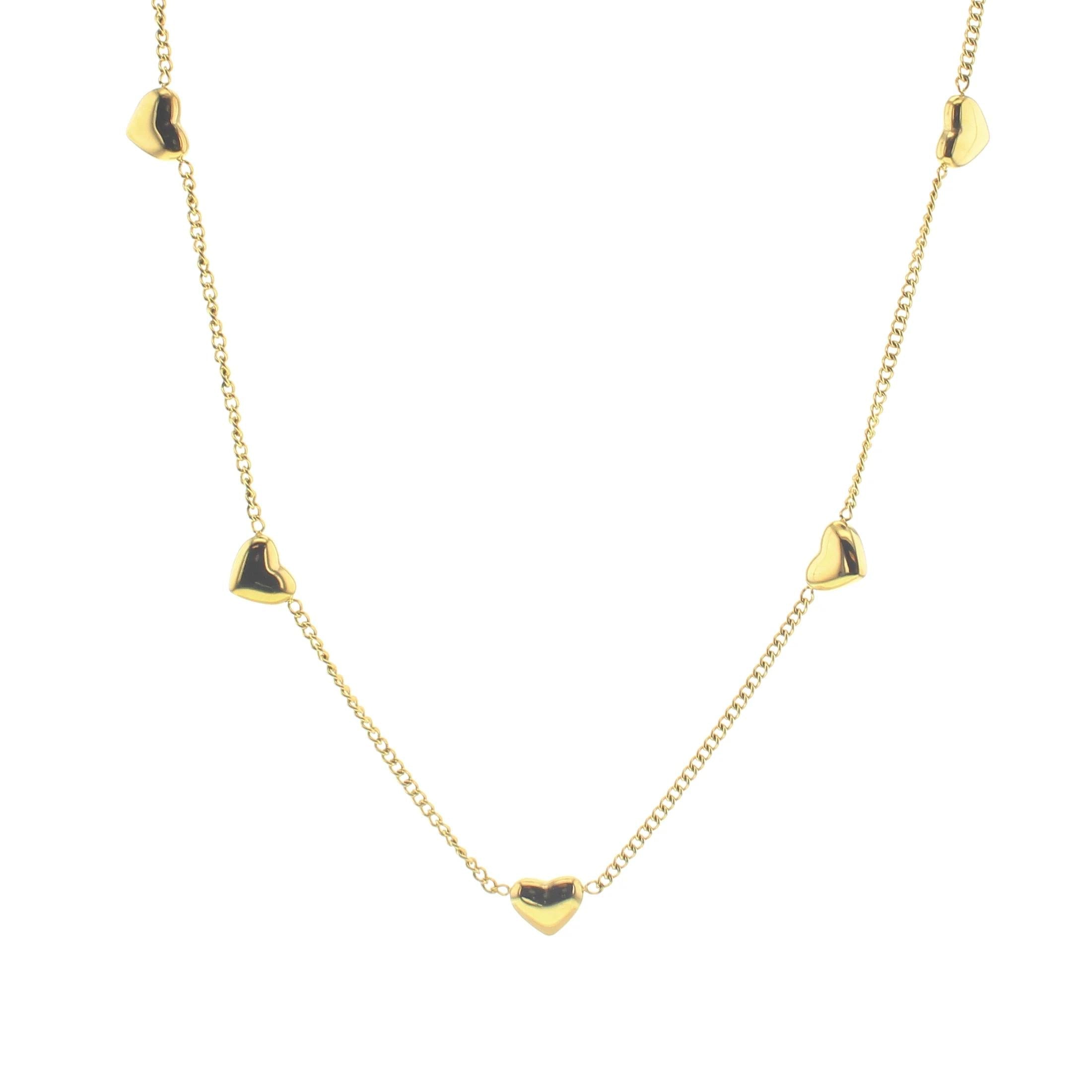 Paige Waterproof Necklace - Gold Lotus Jewelry