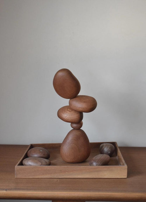 Load image 1 in gallery view. Sapele Wood Balance Stones