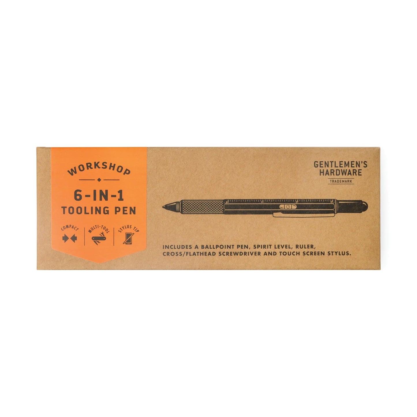 Tooling Pen 6 in 1 - Black Gentlemen's Hardware - Designworks