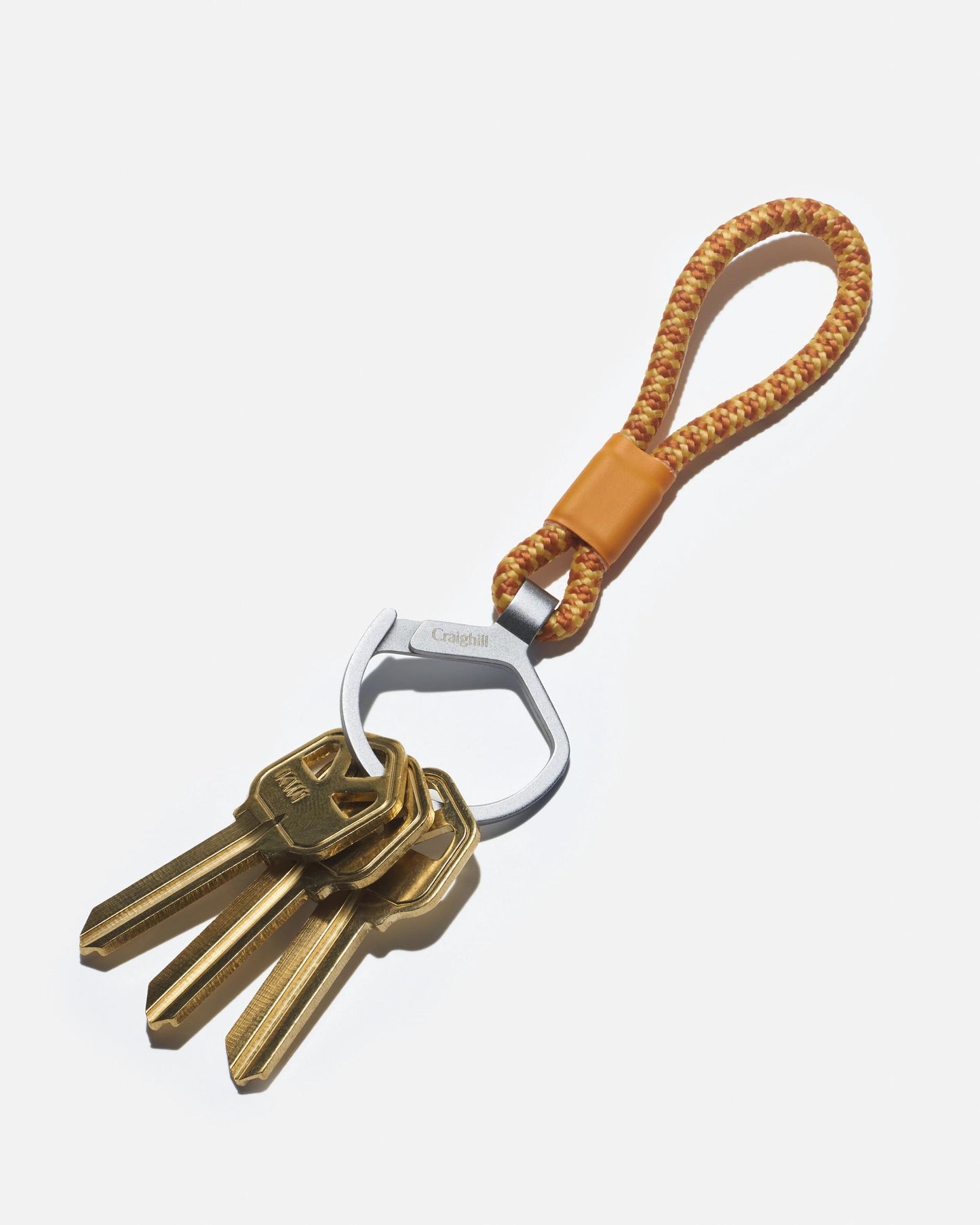 Rope Split Ring - Orange