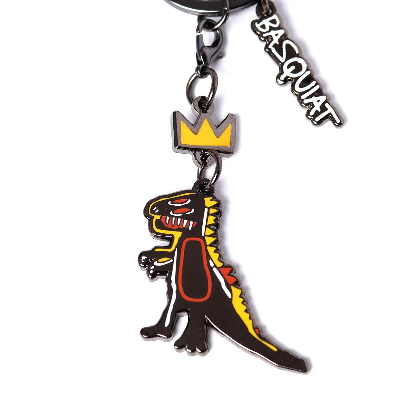 Jean-Michel Basquiat Crowned T-Rex Keychain