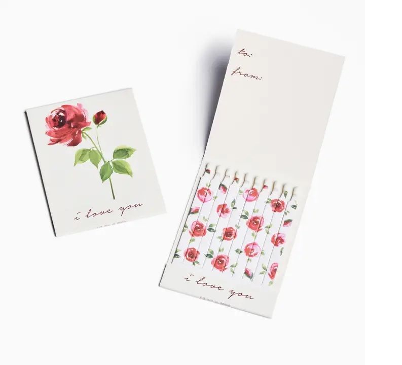 Rose Valentine Match Card