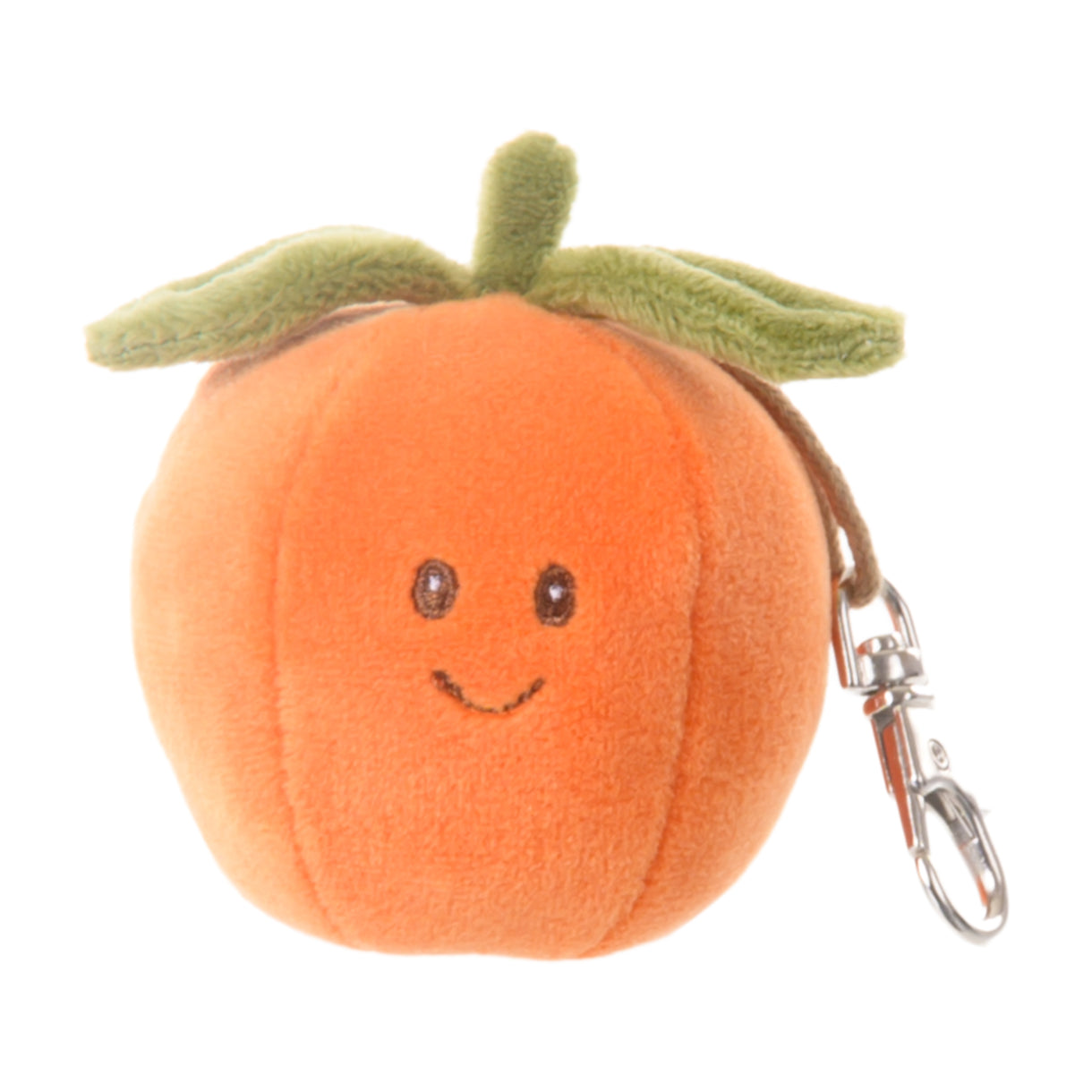 Orange Plush Bag Charm