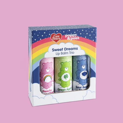 Load image 1 in gallery view. Care Bears Limited Edition Lip Balm Trio Poppy & Pout