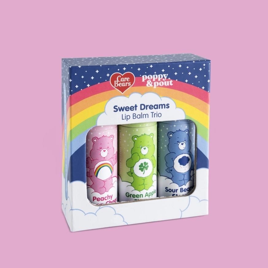 Care Bears Limited Edition Lip Balm Trio Poppy & Pout