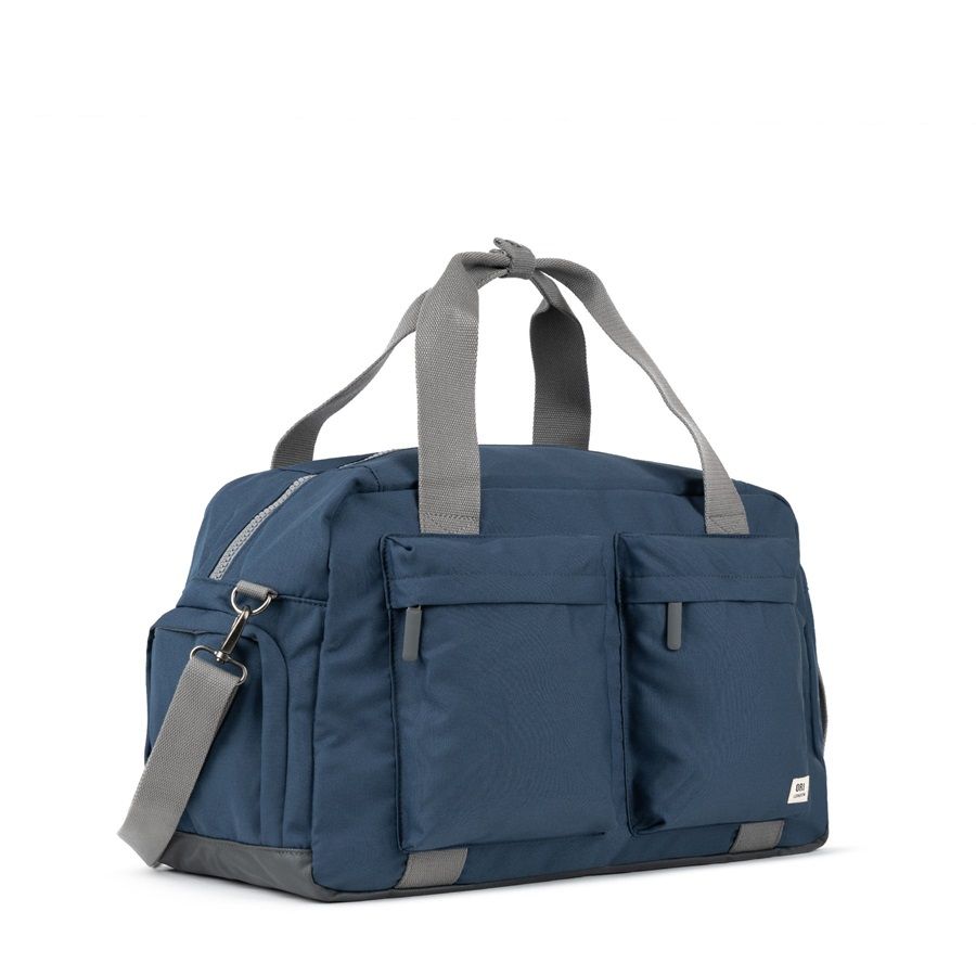 Gatwick Large Recycled Canvas Travel Bag - Deep Blue