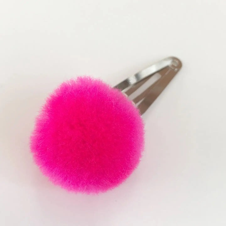Pompom Hair Pin - Hot Pink ATSUYO ET AKiKO