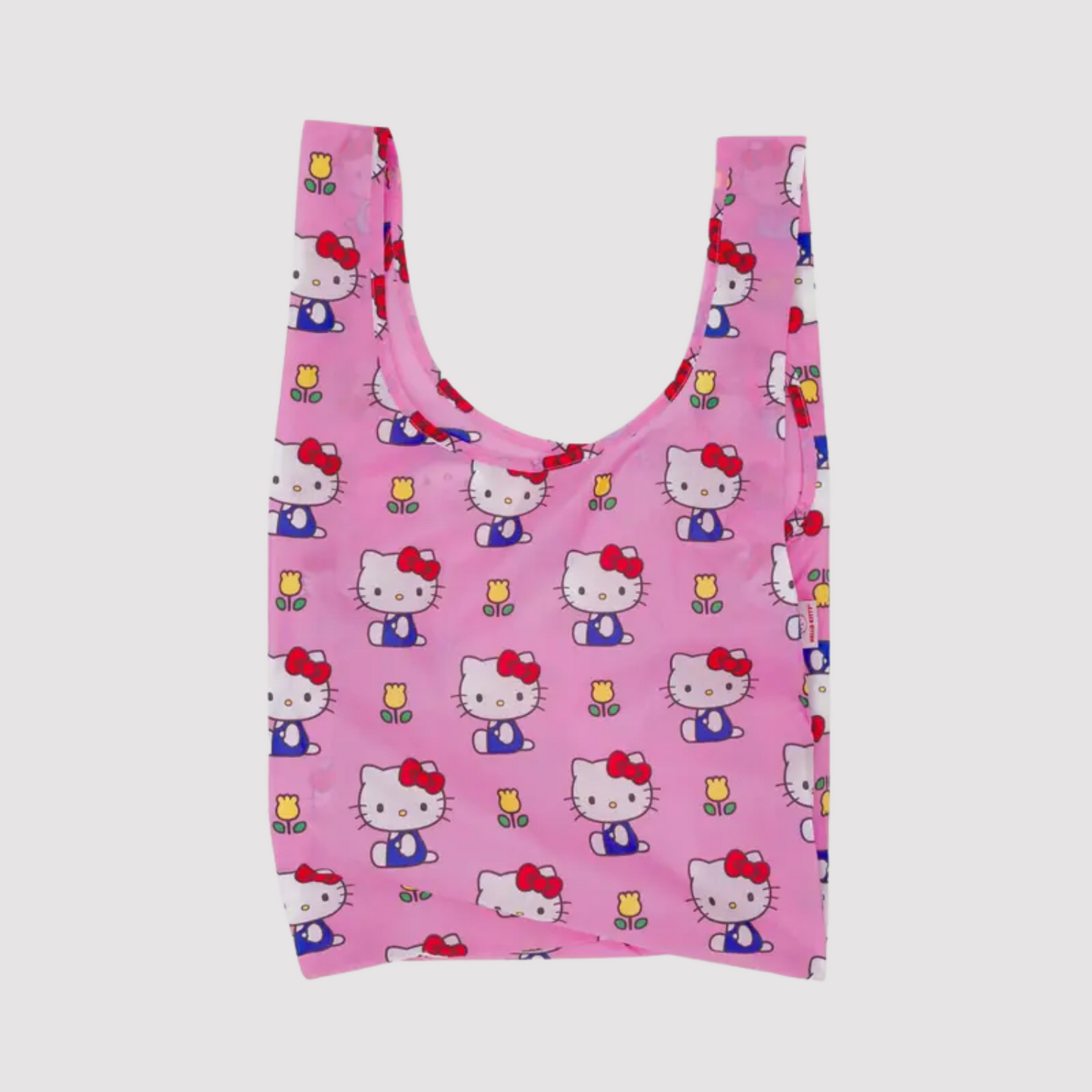 Standard Baggu Reusable Tote - Hello Kitty Pink