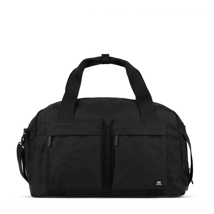 Gatwick Medium Recycled Canvas Travel Bag - All Black