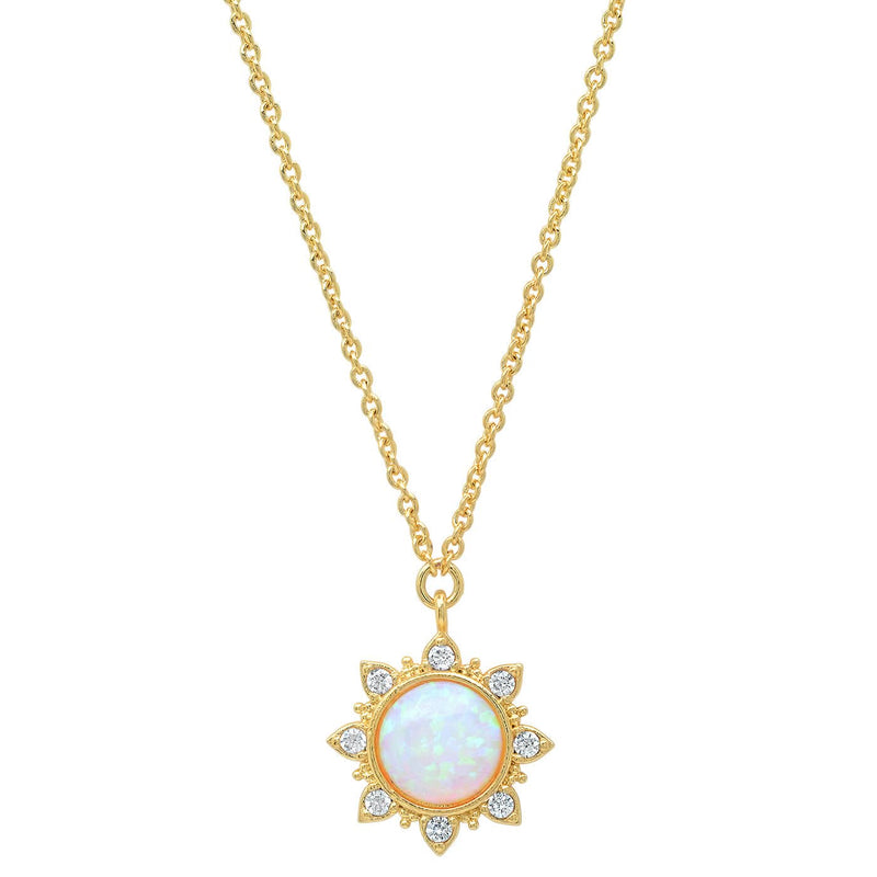 Opal Burst Necklace