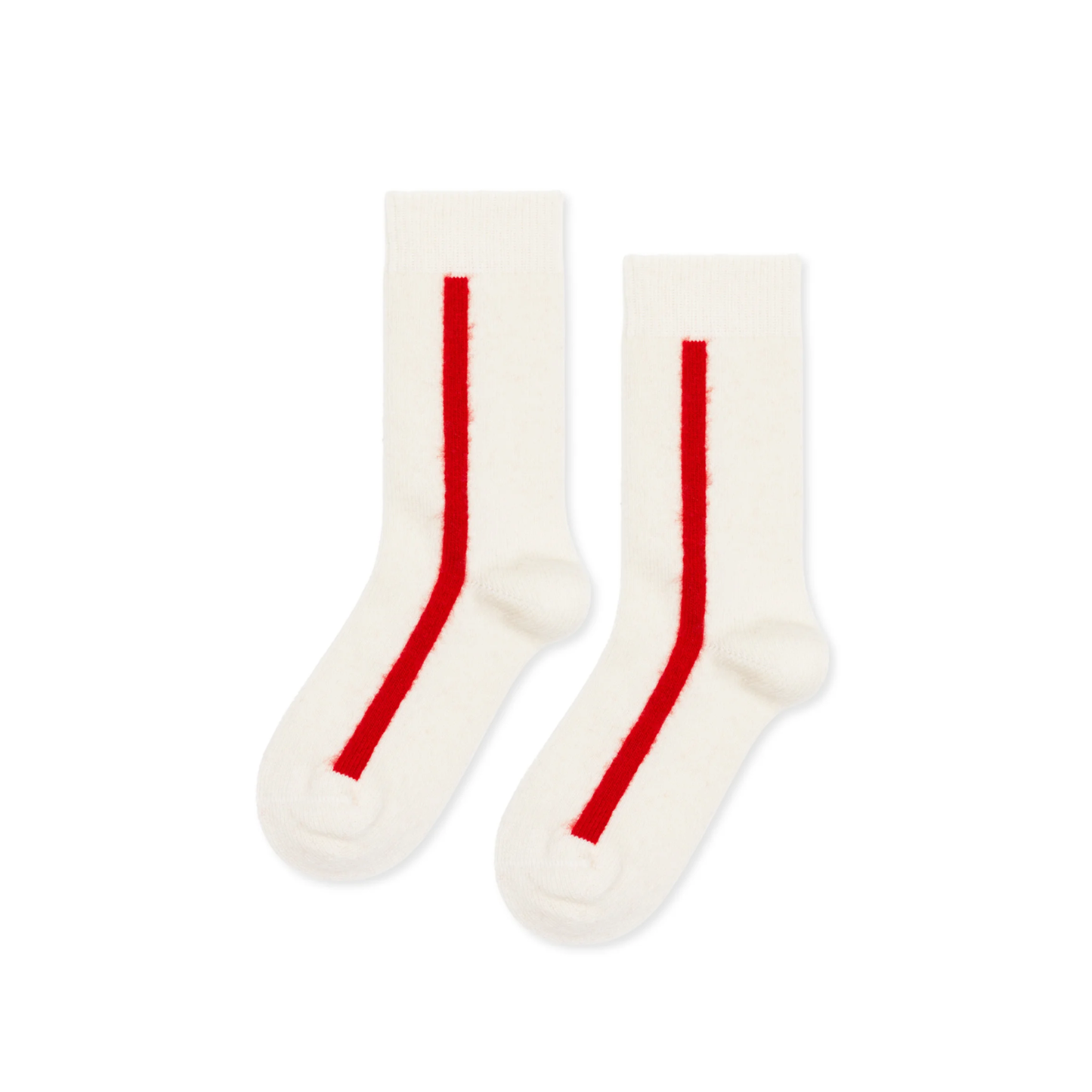 Racing Stripe Cashmere Crew