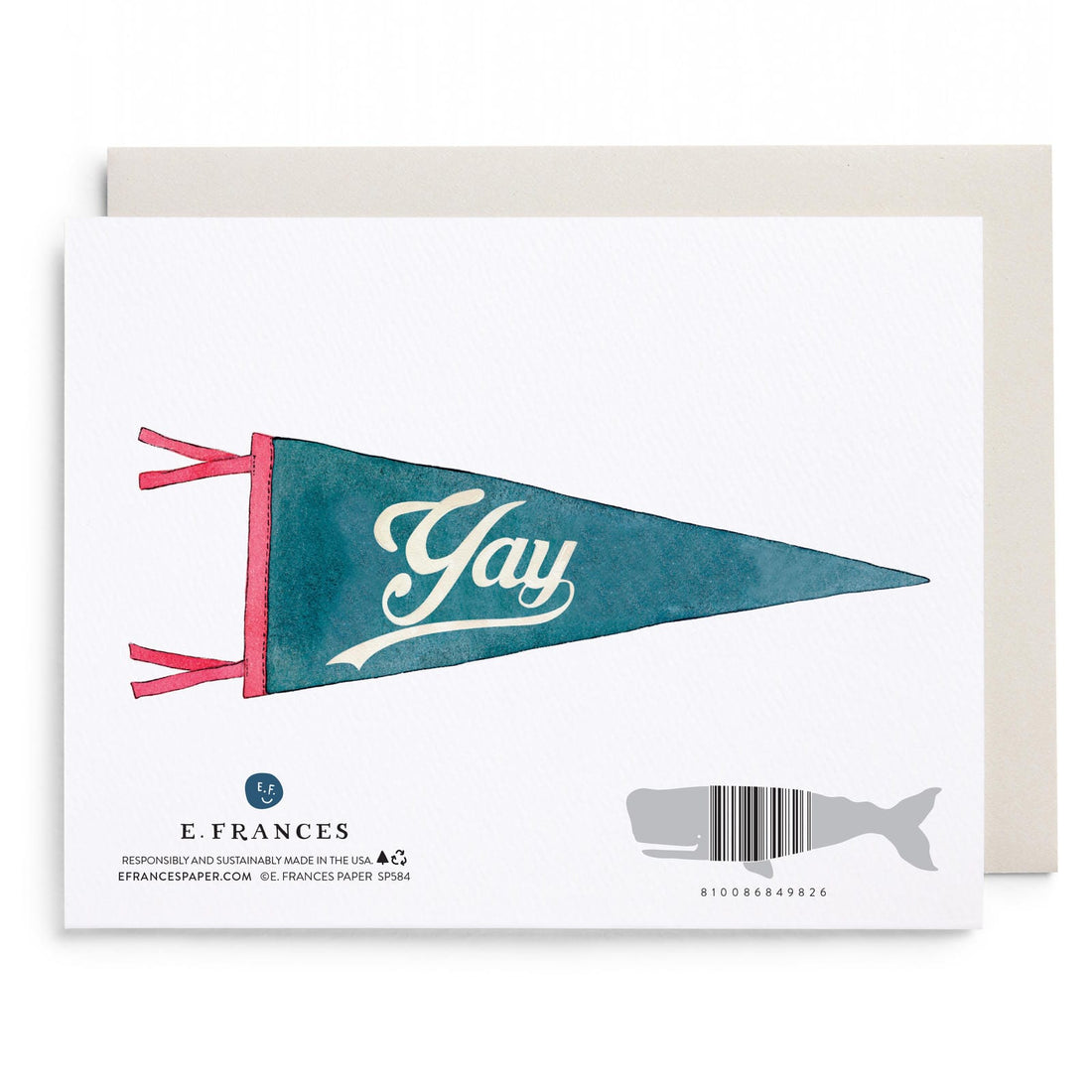 Congrats Pennant Card