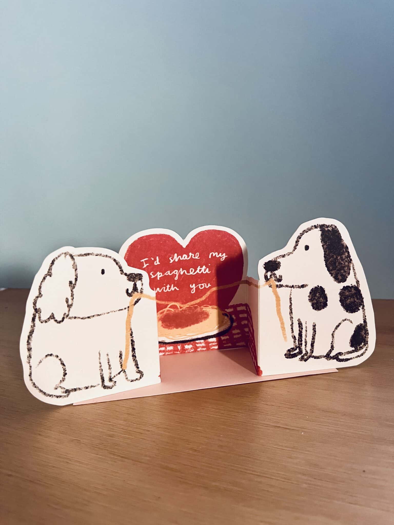 Spaghetti Dogs Card