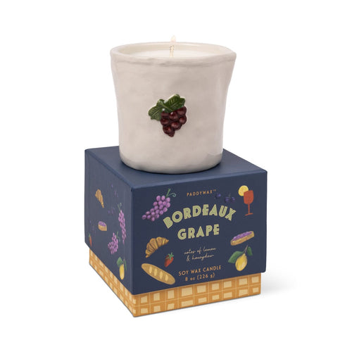 Load image 1 in gallery view. Bistro 8 oz Candle - Bordeaux Grape Paddywax