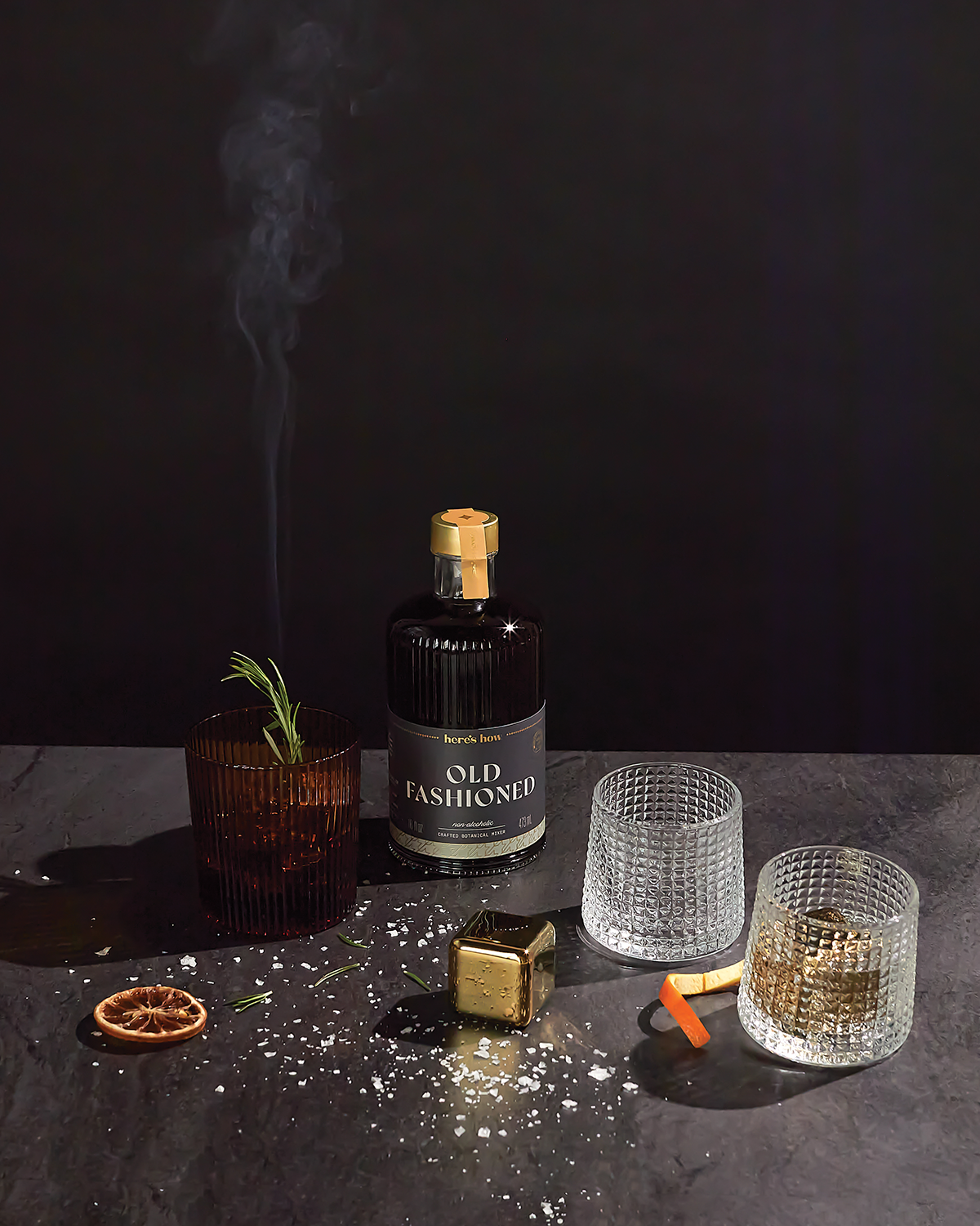 Ruby Cubes Cocktail Chillers in Gold