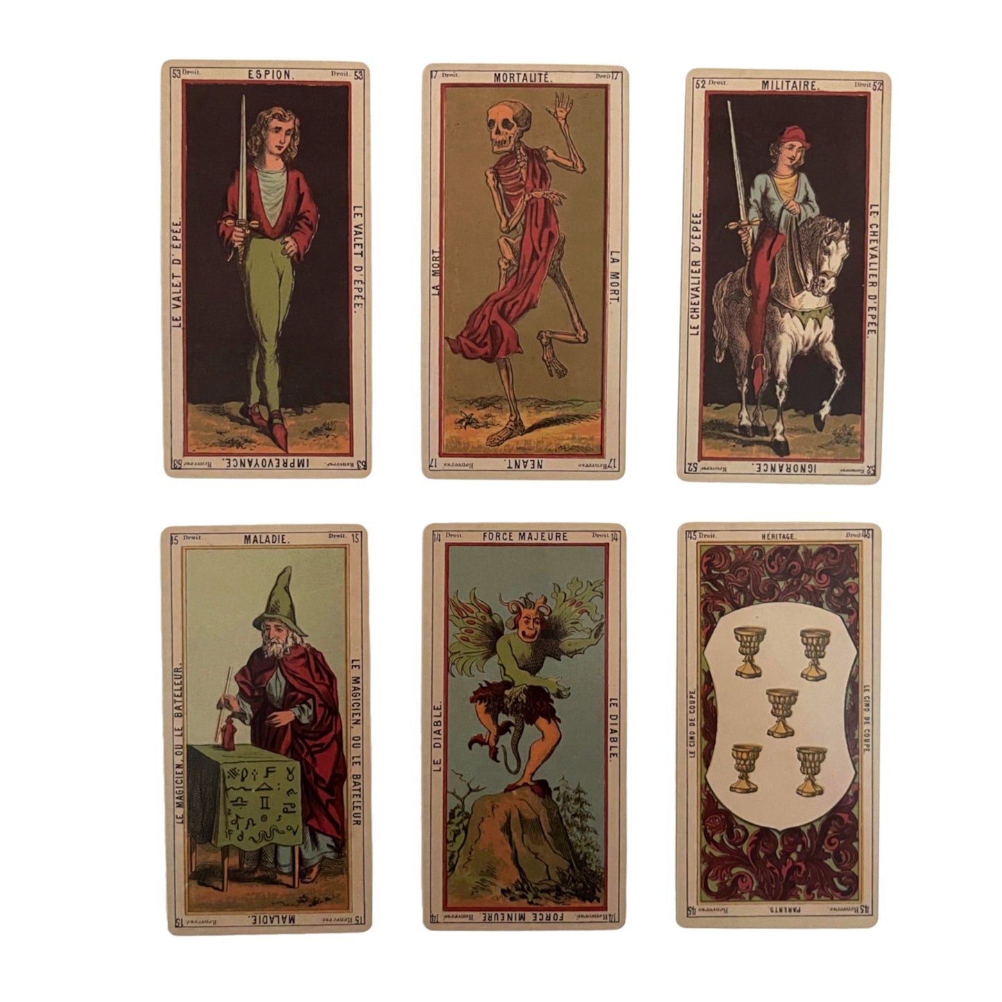Grand Etteilla Tarot Deck | Vintage Facsimile